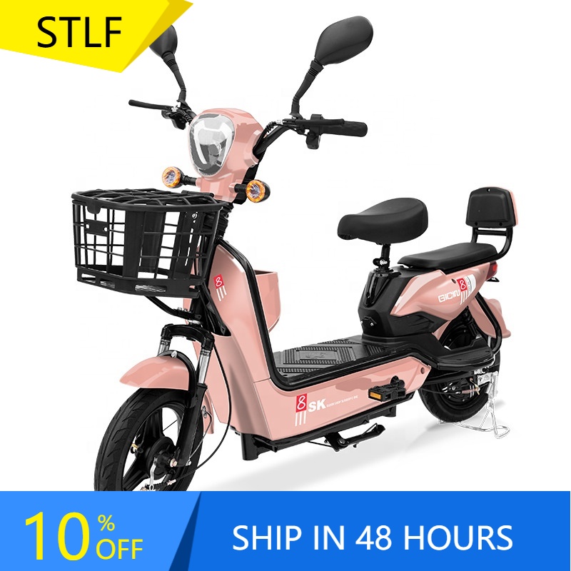 Folding Electric Scooter - YTYIN 350W電動シティバイク スチールフレーム スマート電子制御 48V電動自転車 工場直販