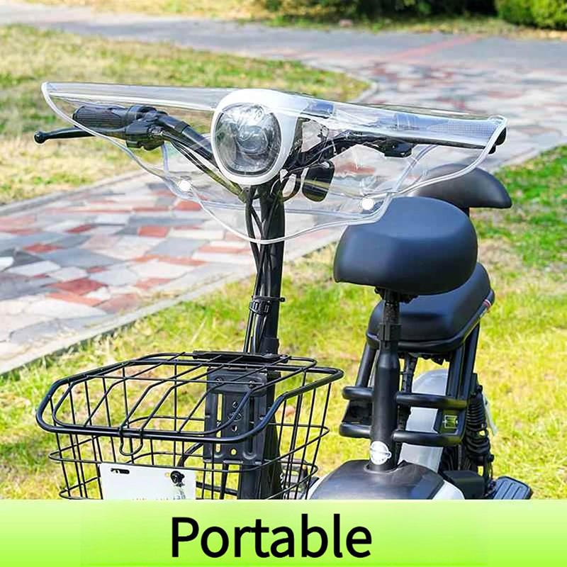 Electric Scooter Rain Cover - 1個入り 防風防水スクーター・バイク用フロントダッシュボードレインシールド 電動車両ハンドルバーカバー アウトドアライディング用