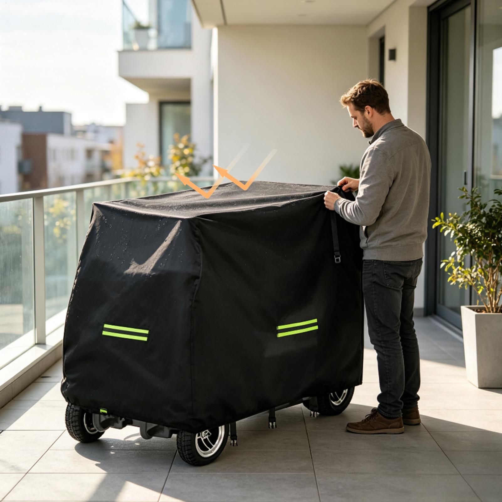 モビリティスクーターカバー 防水車椅子収納カバー 電動車椅子 - Electric Scooter Rain Cover のレビューと価格