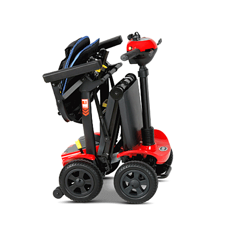 新製品 自動折りたたみ式 軽量 四輪 高齢者・障害者向け電動 - Folding Electric Scooter のレビューと価格
