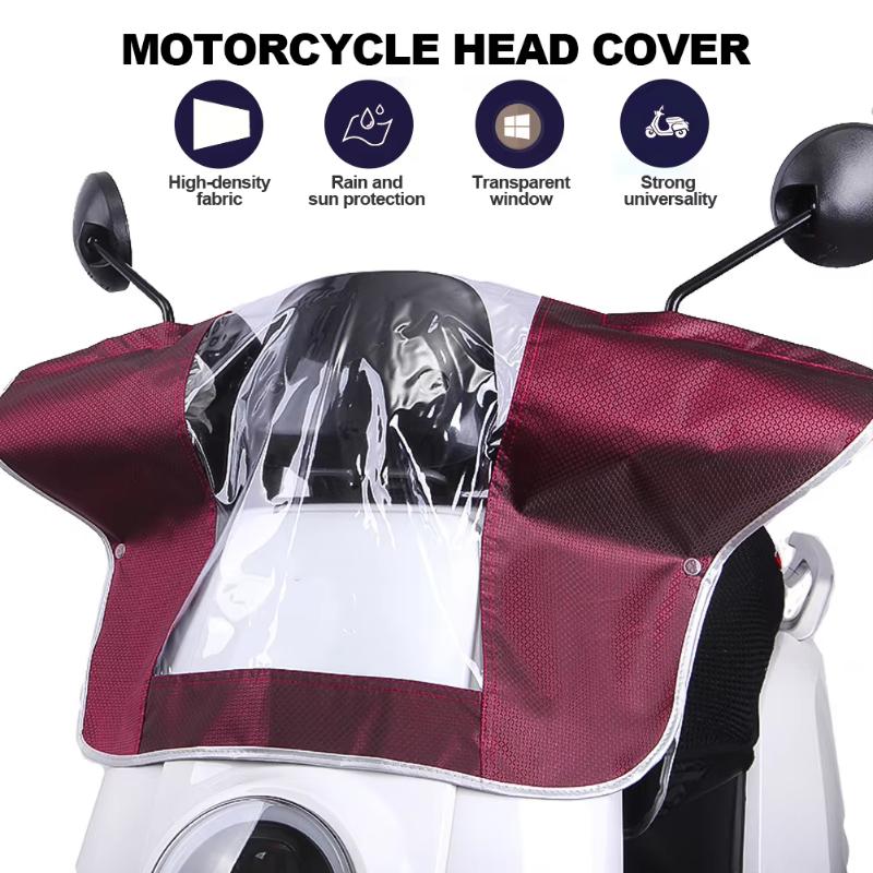 電動スクーター用ダッシュボードレインカバー 透明窓付きジッパ - Electric Scooter Rain Cover のレビューと価格