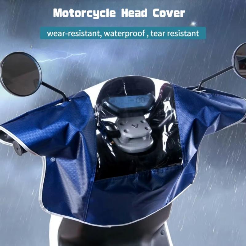 電動スクーター用ダッシュボードレインカバー 透明窓付きジッパ - Electric Scooter Rain Cover のレビューと価格